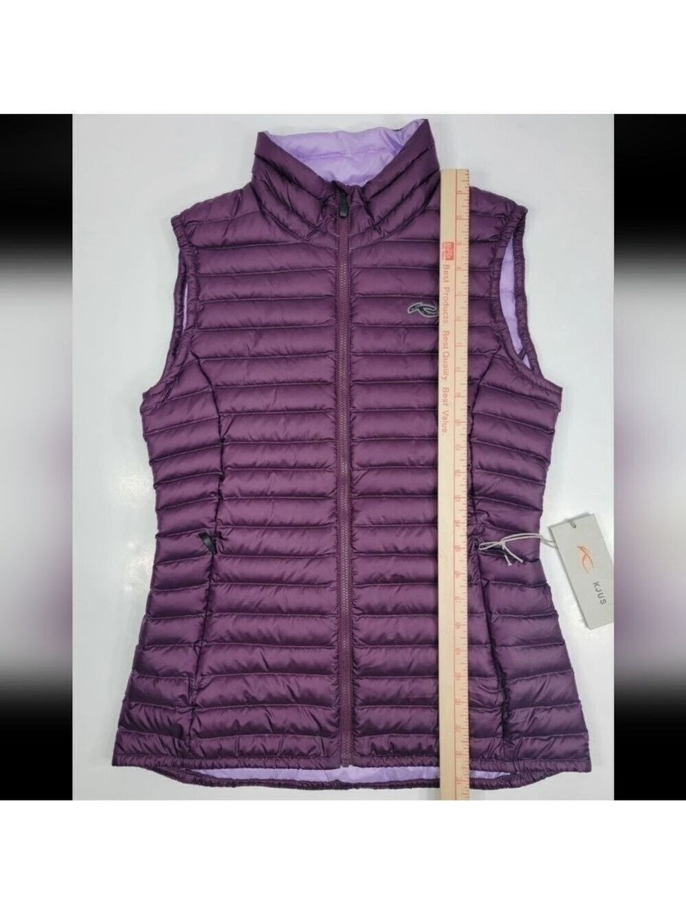 NEW KJUS Ladies Cypress Down Vest - Size 36 Small US 6 - Purple / Lavender NWT - Picture 9 of 12